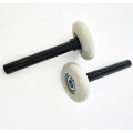 2*4 garage door nylon Roller plastic covered rod